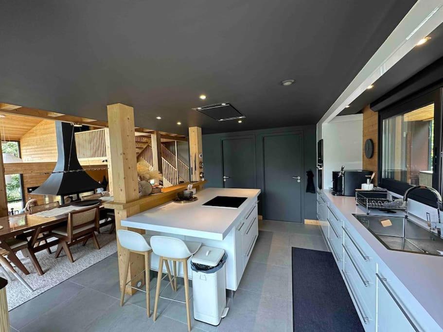 Chalet D'Architecte Avec Vue Panoramique ラ・フー エクステリア 写真