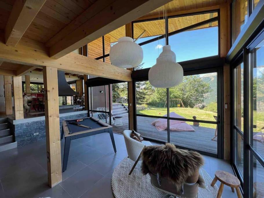 Chalet D'Architecte Avec Vue Panoramique ラ・フー エクステリア 写真
