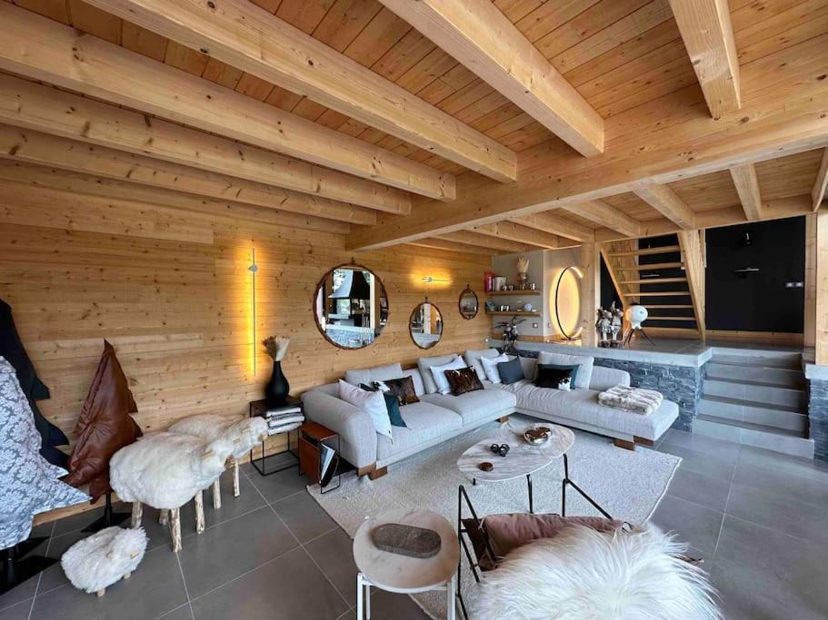 Chalet D'Architecte Avec Vue Panoramique ラ・フー エクステリア 写真