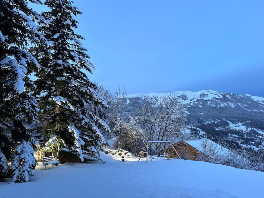 Chalet D'Architecte Avec Vue Panoramique ラ・フー エクステリア 写真