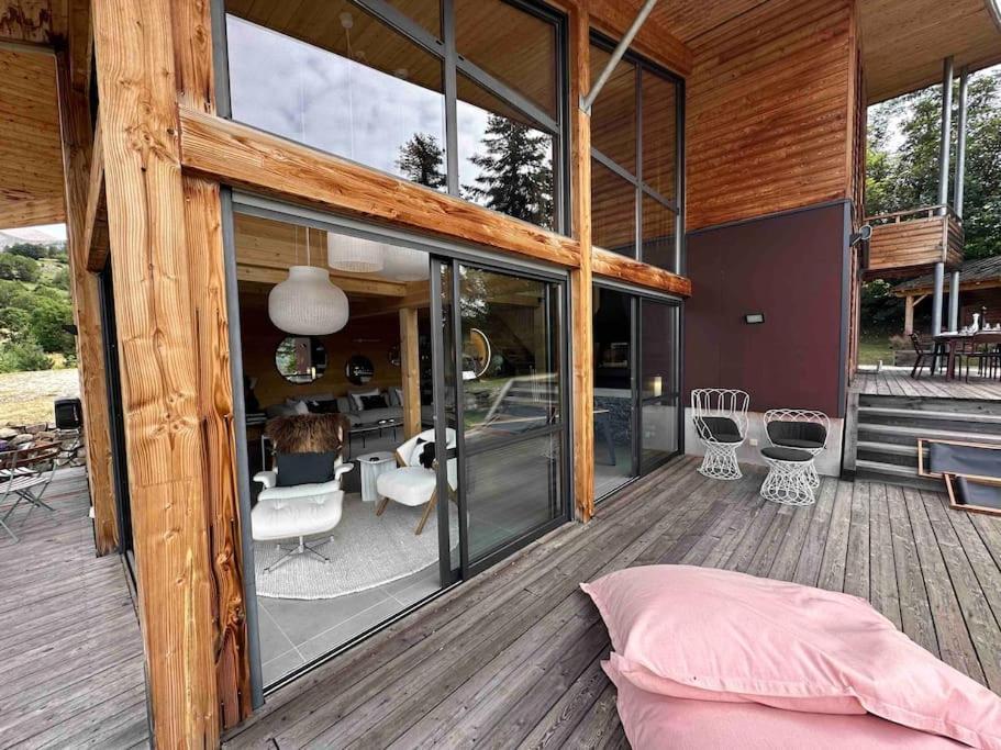 Chalet D'Architecte Avec Vue Panoramique ラ・フー エクステリア 写真